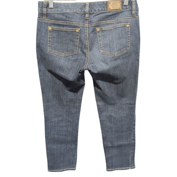 MICHAEL KORS Medium Wash Straight Leg Jeans Size 4P - Picture 3 of 3